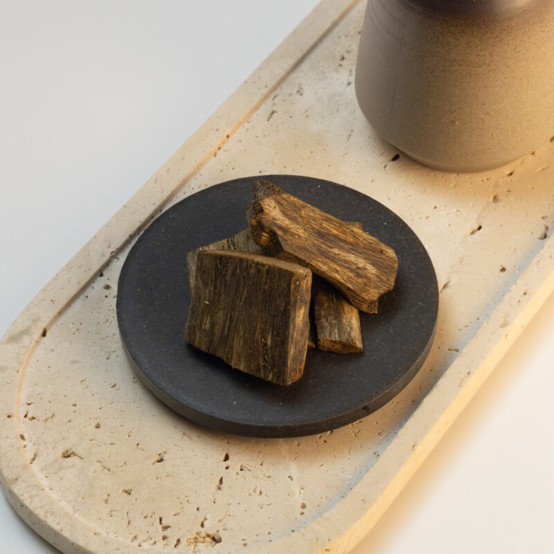 奇楠莲花电子香炉+奇楠沉香原木套装 Kynam Lotus Electronic Incense Burner With Kynam Wood Chips